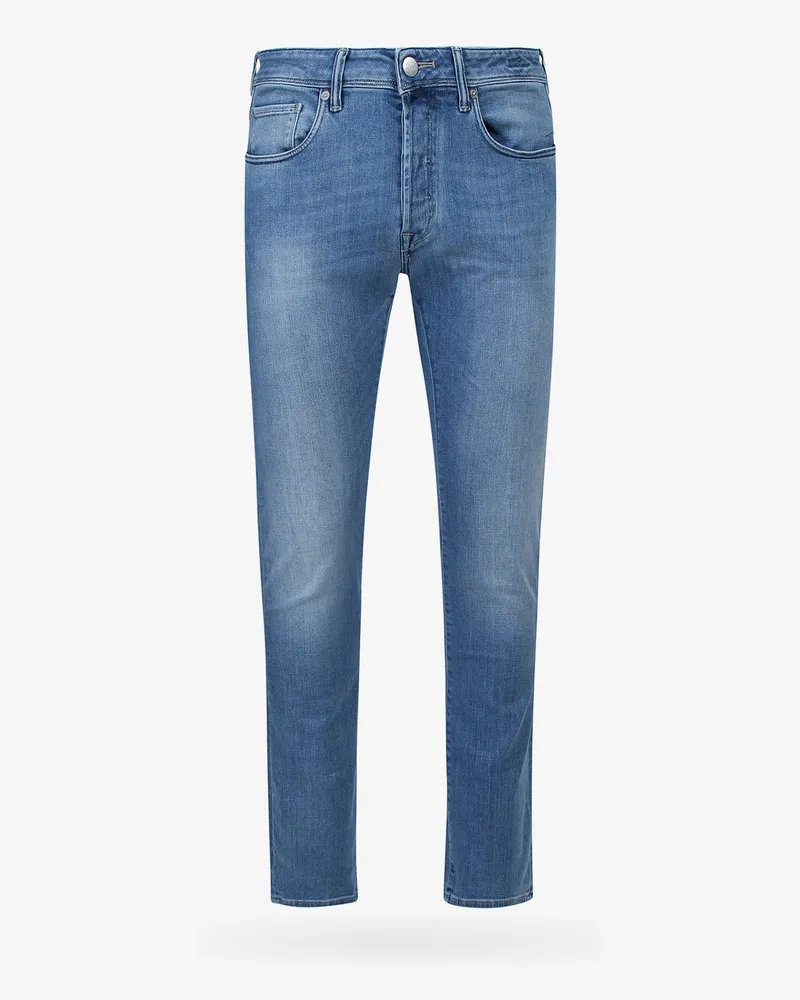 Incotex Slim fit stretch cotton jeans -  - gender_Man Blue