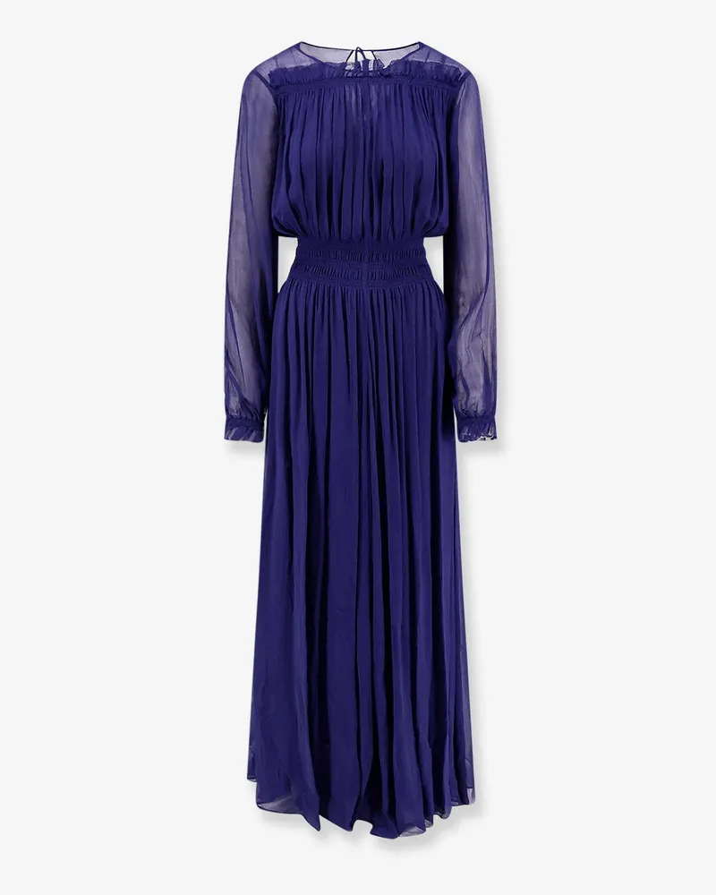 Joseph Silk and viscose blend Oliva long dress -  - gender_Woman Blue