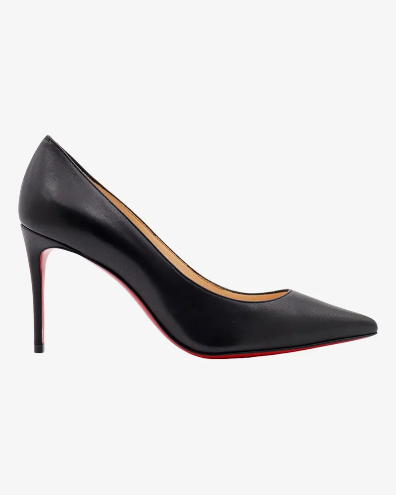 Christian Louboutin Leather décolleté with iconic sole -  - gender_Woman Black