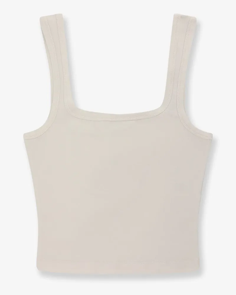 Entire Studios Square Neck cotton top -  - gender_Woman White