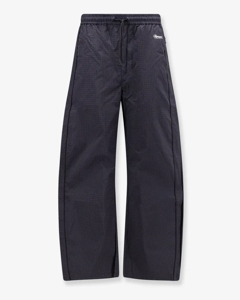 REPRESENT Riot Track cotton and nylon blend trousers with checked pattern -  - gender_Man Blue