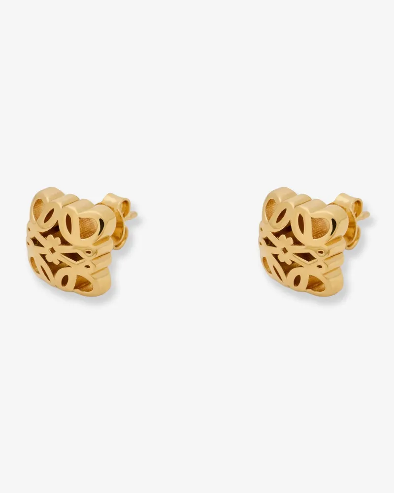 Loewe Paula's Ibiza -Bombè Anagram brass earrings -  - gender_Woman Gold