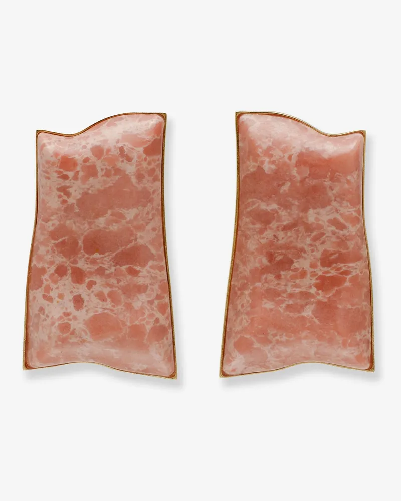 Cult Gaia Alaya stone-effect resin earrings -  - gender_Woman Pink