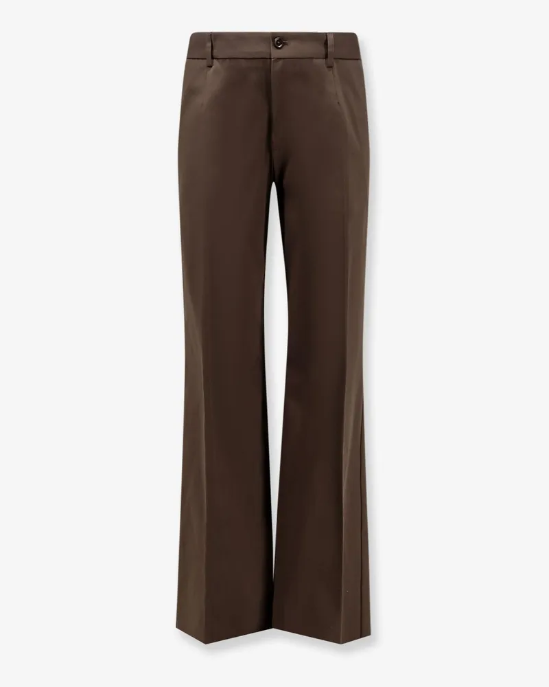 Dolce & Gabbana Tailored cotton trousers -  - gender_Man Brown