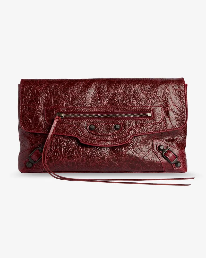 Balenciaga Le City leather clutch -  - gender_Woman Red