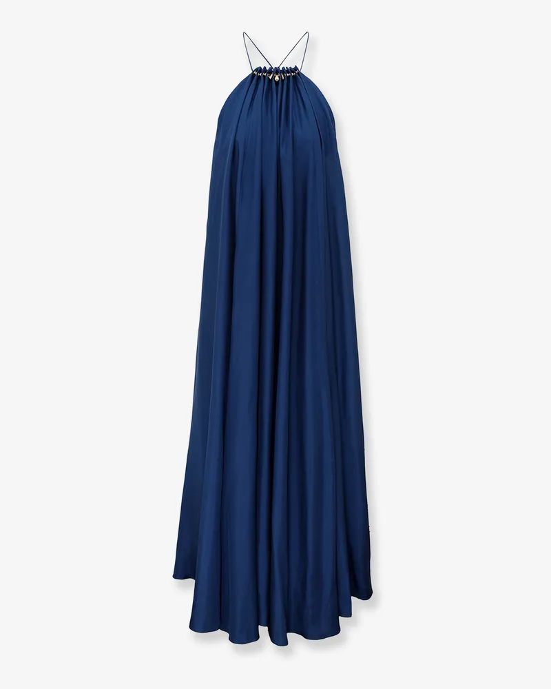 Zimmermann Aster long silk dress -  - gender_Woman Blue