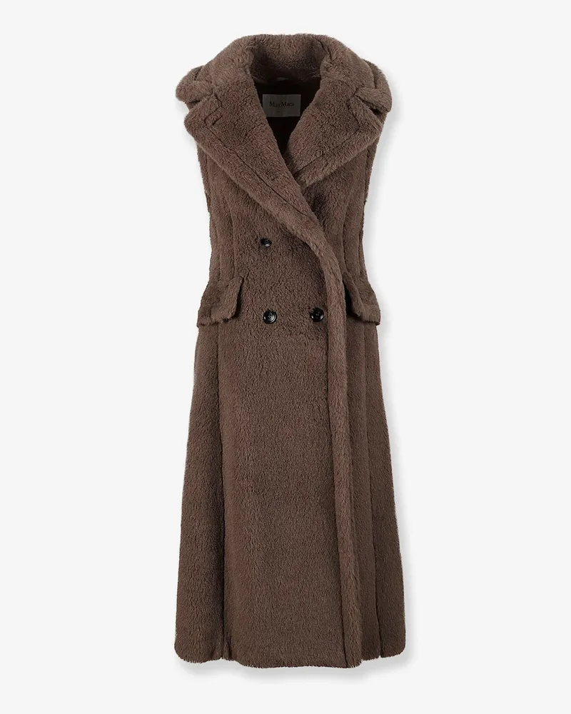 Max Mara Boario sleeveless alpaca blend coat -  - gender_Woman Brown