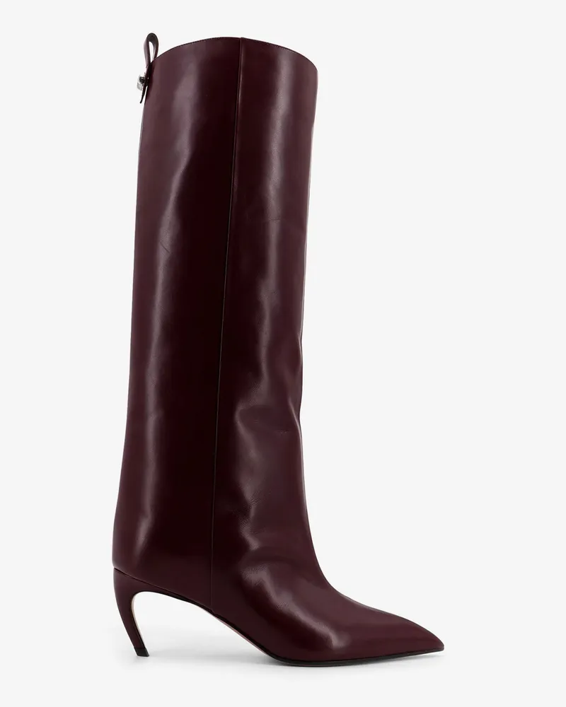 ATTICO Lea's Boot leather boots -  - gender_Woman Red