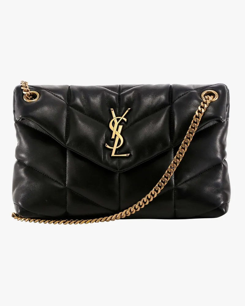 Saint Laurent Loulou Puffer matelassé leather crossbody bag -  - gender_Woman Black