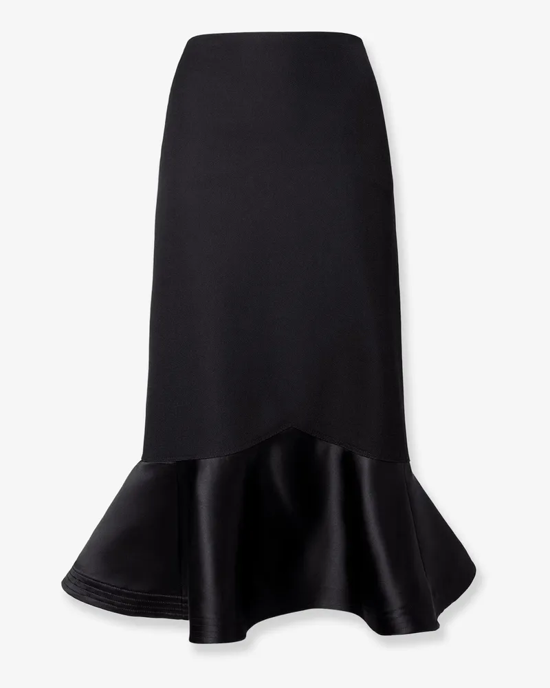 Fendi Grain de pouder wool skirt -  - gender_Woman Bllack