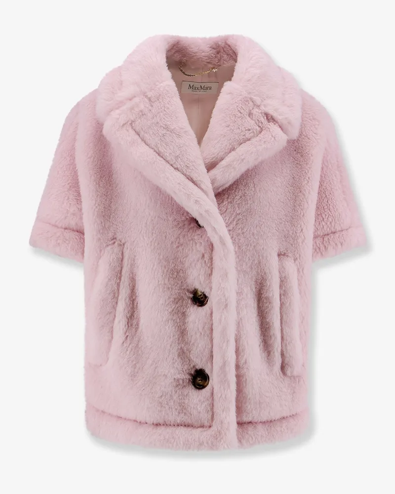 Max Mara Mxacorvino1 alpaca and virgin wool fur cape -  - gender_Woman Pink