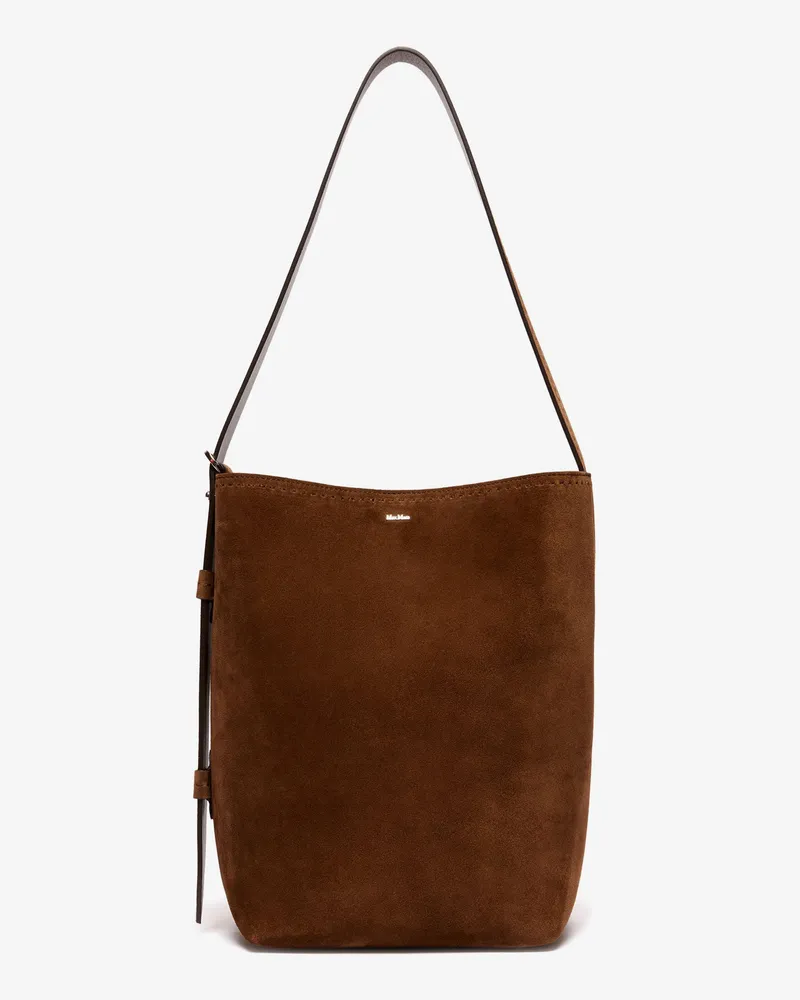 Max Mara Archetipo1SV3 suede shoulder bag -  - gender_Woman Brown