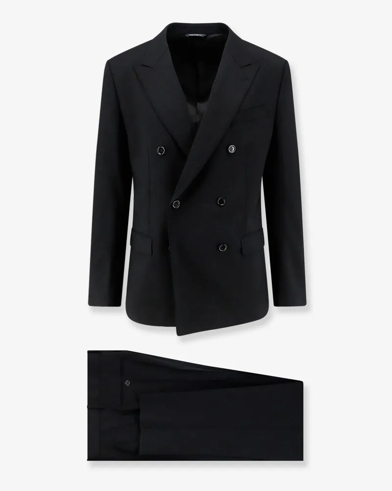 Dolce & Gabbana Martini Light virgin wool suit -  - gender_Man Black