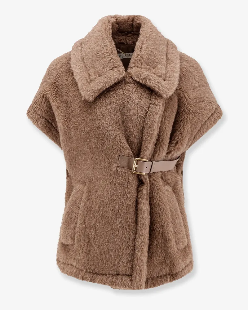 Max Mara New Abavo alpaca and cashmere sleeveless coat -  - gender_Woman Brown
