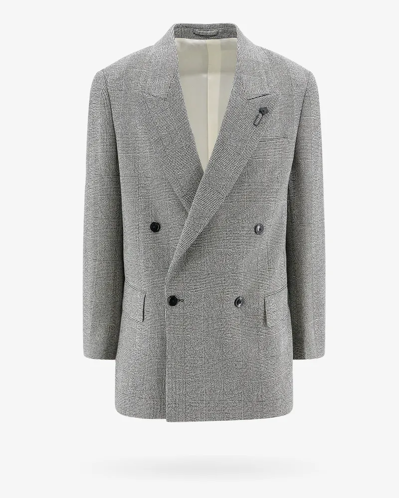 LARDINI Prince of wales blazer -  - gender_Man Black