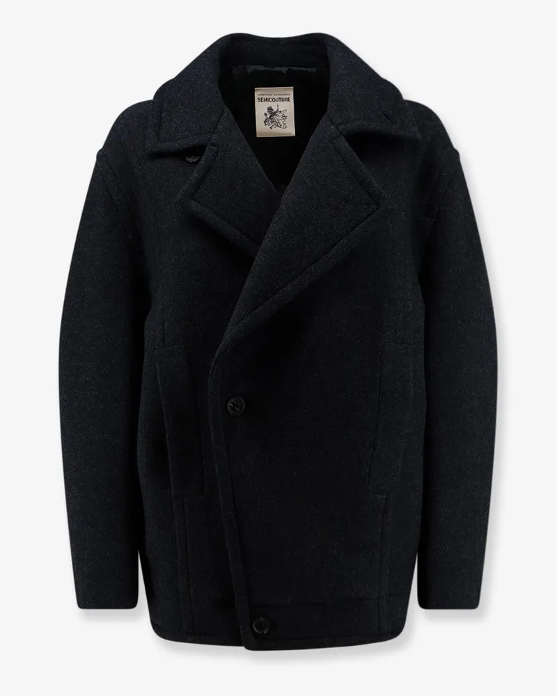 Semicouture Wool blend coat -  - gender_Woman Grey