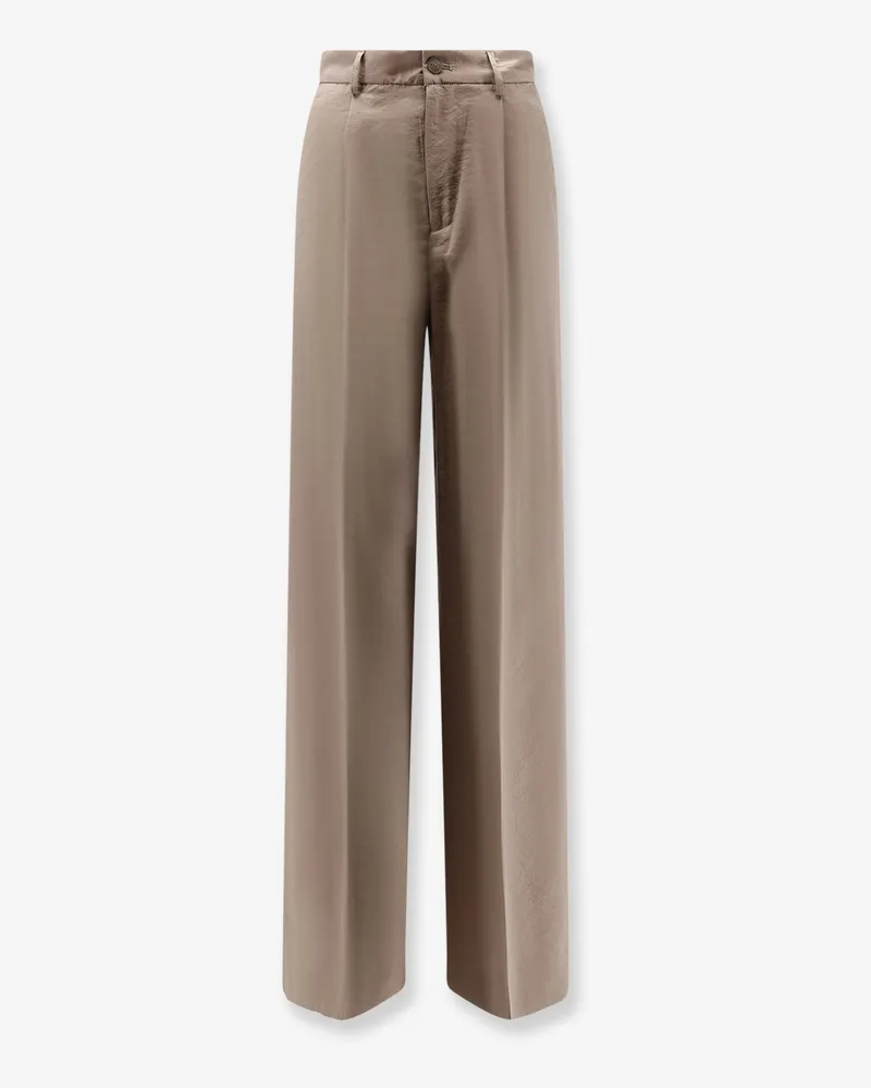Hevò Torreveneri modal and polyester trousers -  - gender_Woman Beige
