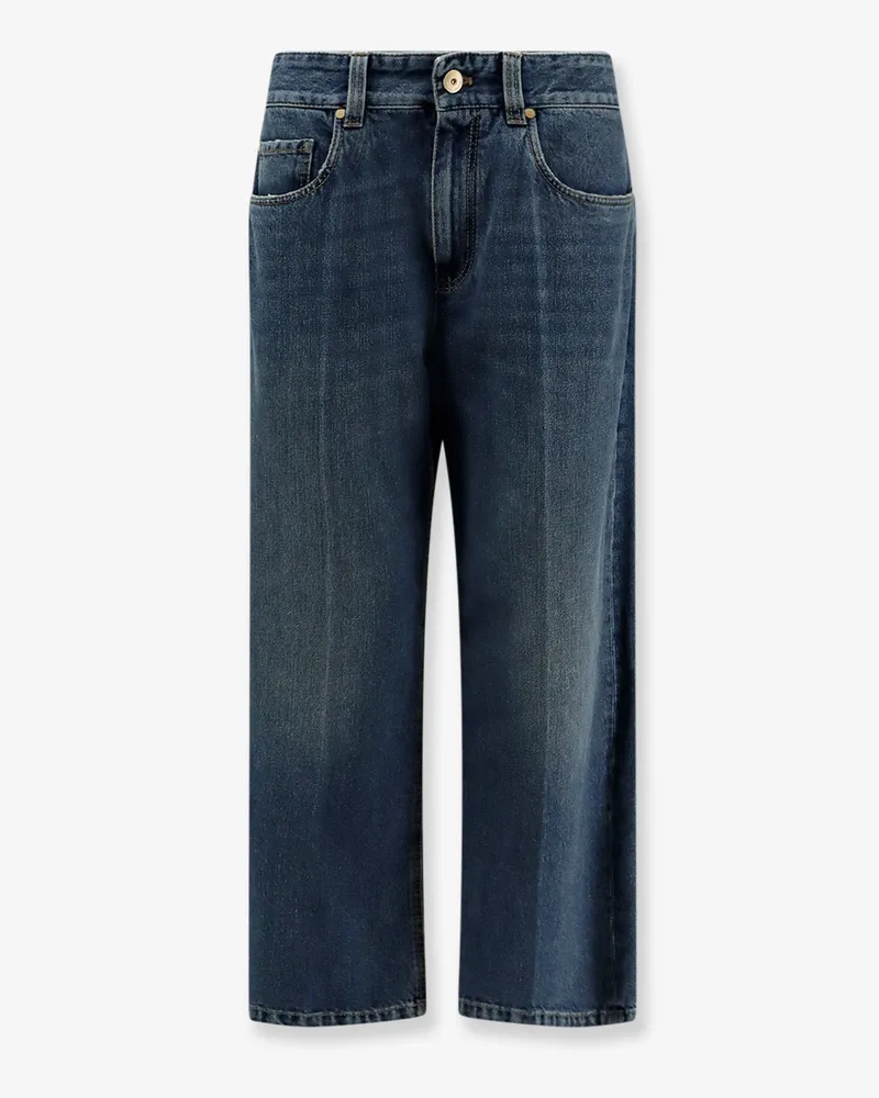 Brunello Cucinelli The Contemporary Square Jeans -  - gender_Woman Blue
