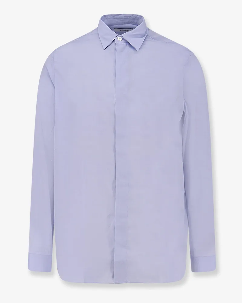 LARDINI Paflynn cotton shirt -  - gender_Man Blue