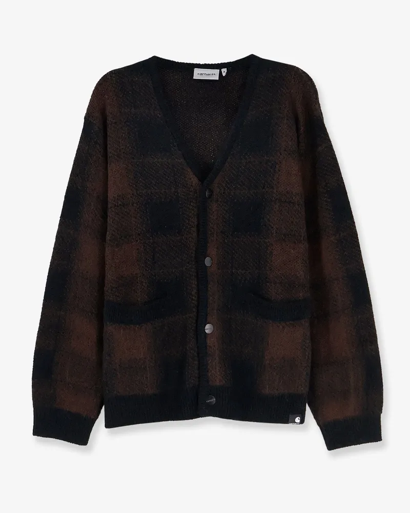 Carhartt WIP Everson alpaca blend cardigan -  - gender_Man Black