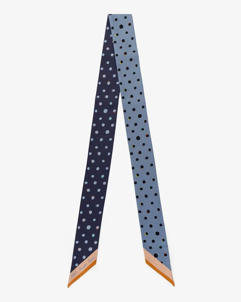 Fendi Silk Wrappy bandeau with Falena Dots -  - gender_Woman Multicolor