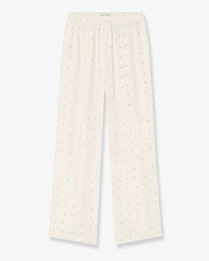 Róhe Polka-dots silk trouser -  - gender_Woman White