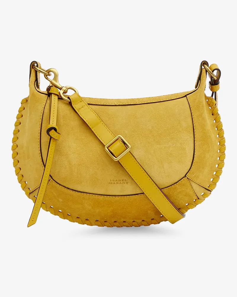 Isabel Marant Oskan Moon suede crossbody bag -  - gender_Woman Yellow