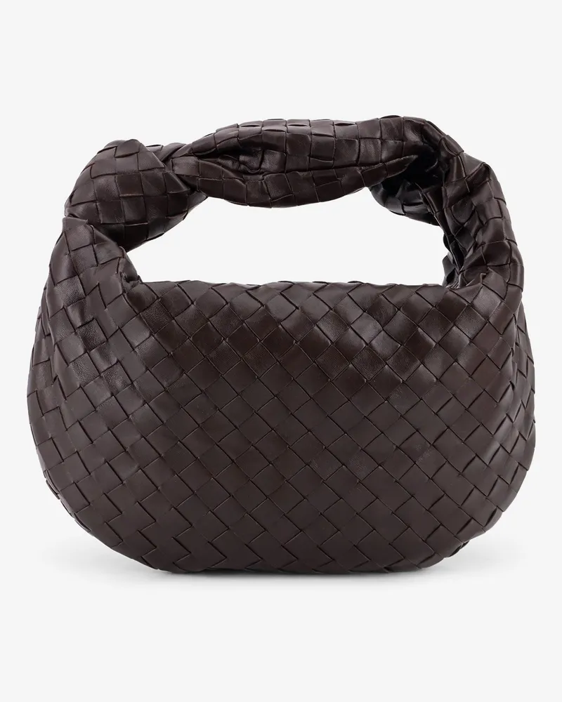 Bottega Veneta Jodie Small leather handbag with Intrecciato motif -  - gender_Woman Brown