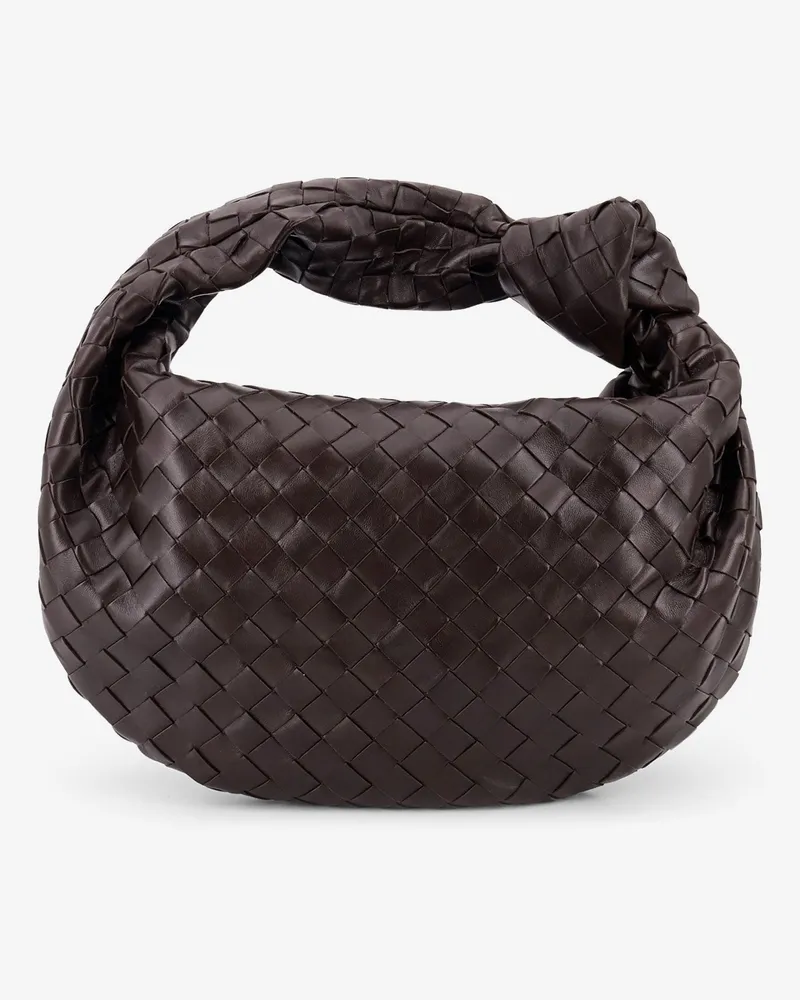 Bottega Veneta Jodie Small leather handbag with Intrecciato motif -  - gender_Woman Brown