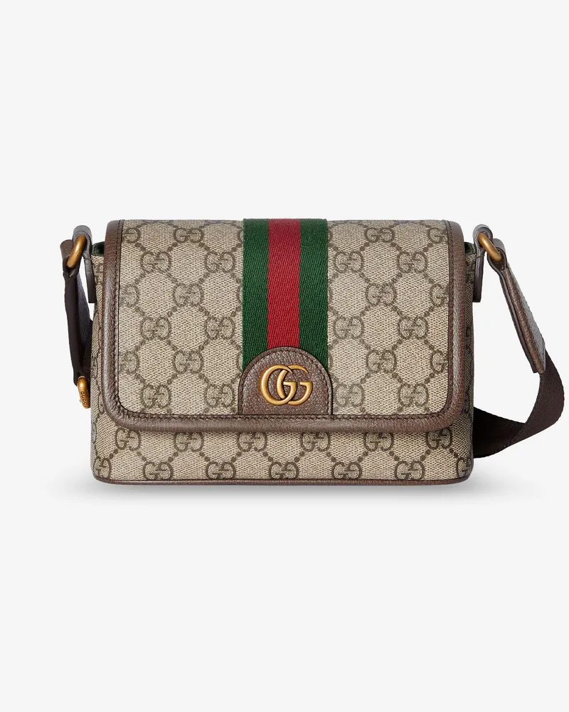 Gucci Mini Ophidia GG fabric crossbody bag -  - gender_Man Beige