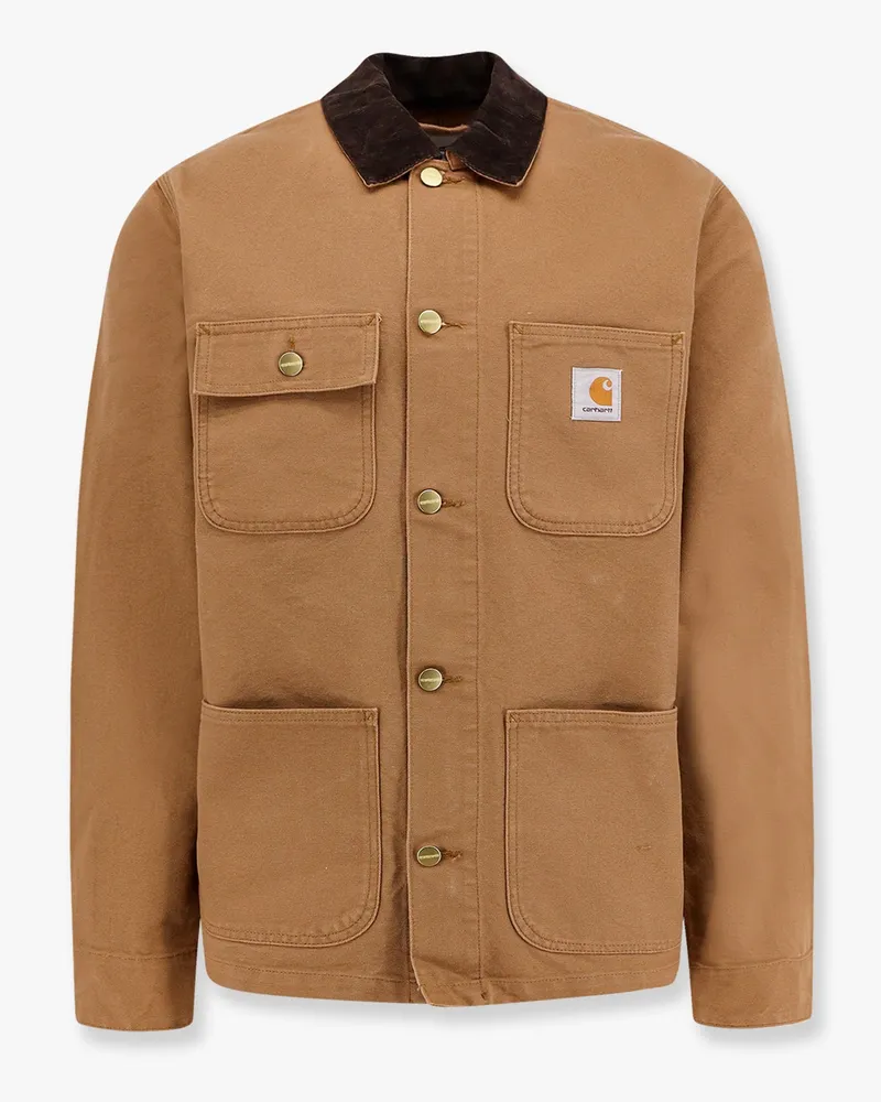 Carhartt WIP Michigan organic cotton jacket -  - gender_Man Brown
