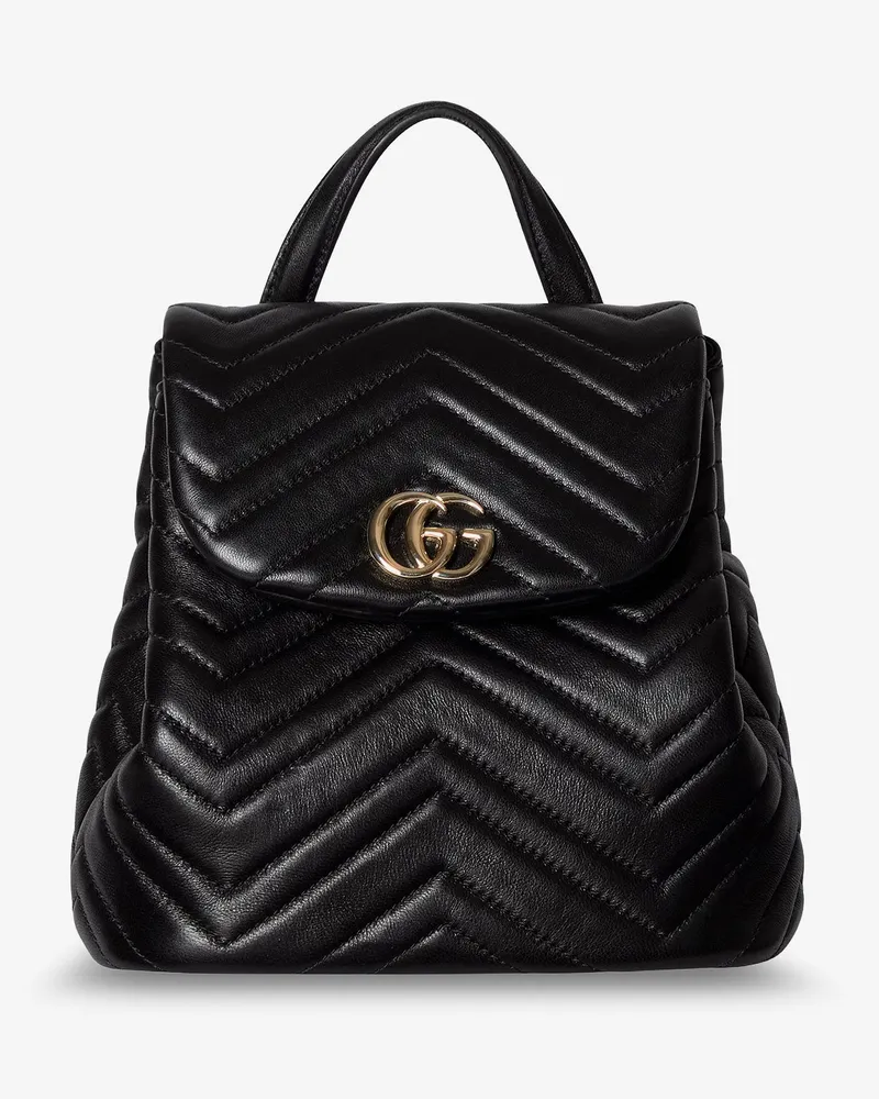 Gucci GG Marmont Mini leather backpack -  - gender_Woman Black