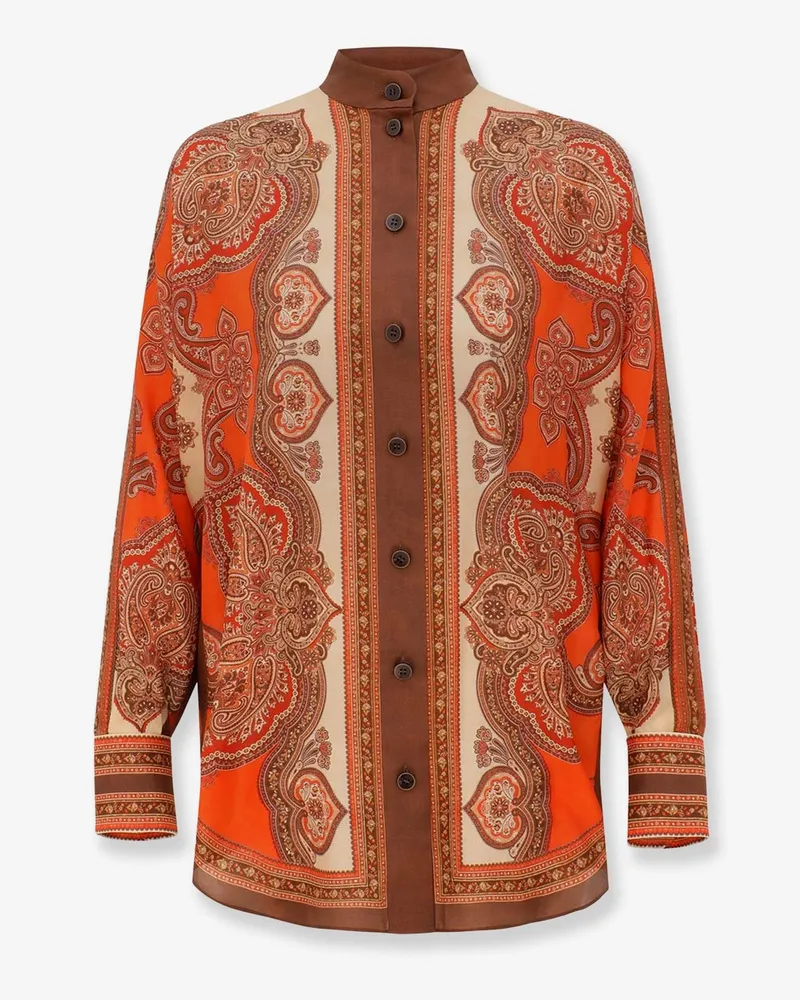Zimmermann Mahon Dolman silk shirt -  - gender_Woman Brown