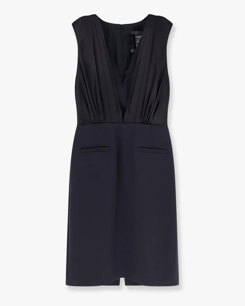 Max Mara Vittor midi dress with silk insert -  - gender_Woman Black