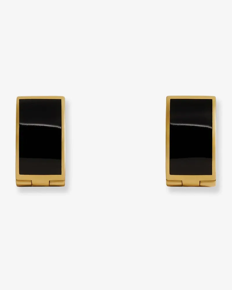 Totême Signature Brass Earrings -  - gender_Woman Black