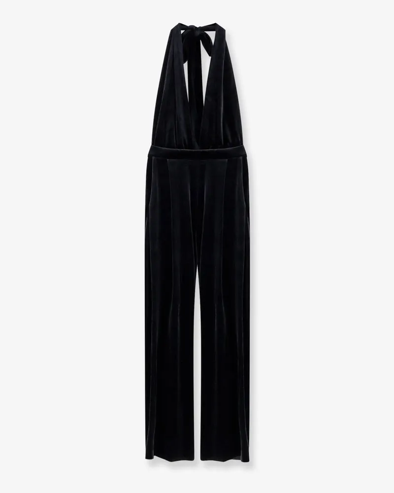 Amazuìn Gily velvet jumpsuit -  - gender_Woman Black