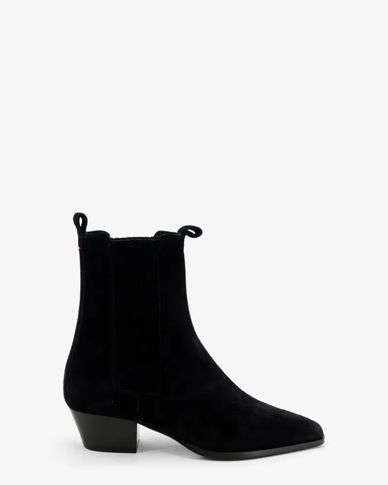 aeyde Suede ankle boots -  - gender_Woman Black