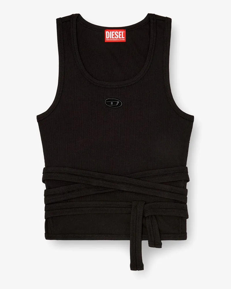 Diesel Cotton blend tank top -  - gender_Woman Black
