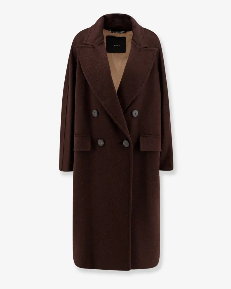 Max Mara Angus cashmere and alpaca coat -  - gender_Woman Brown