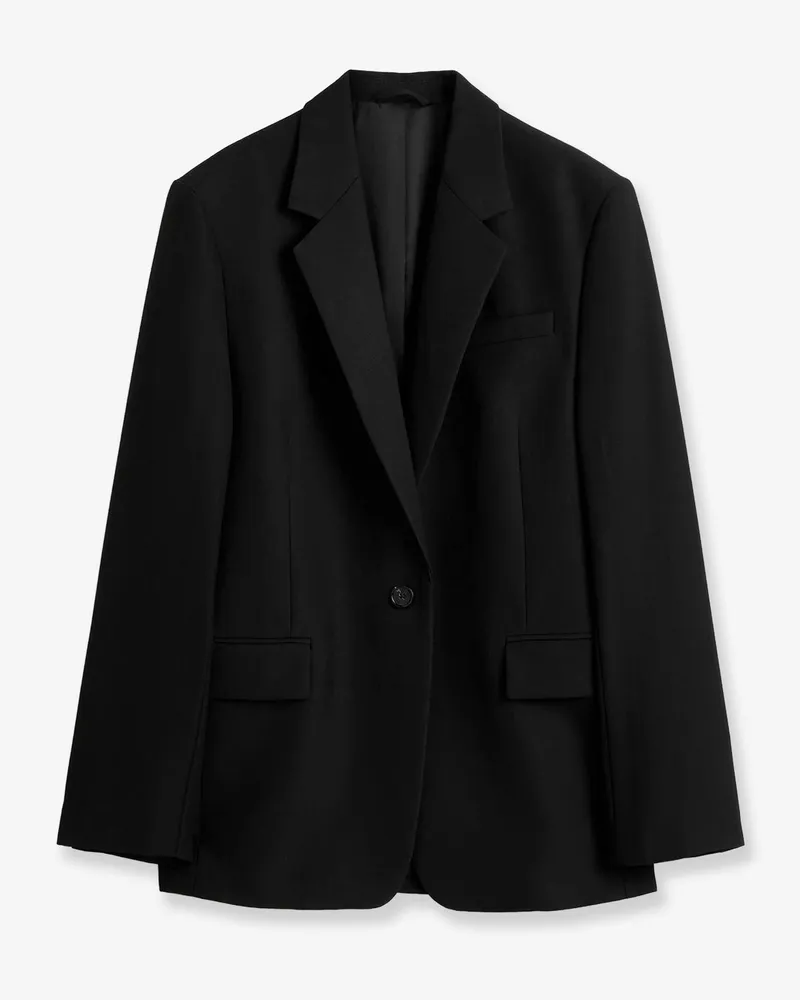 Totême Tailored wool blend blazer -  - gender_Woman Black