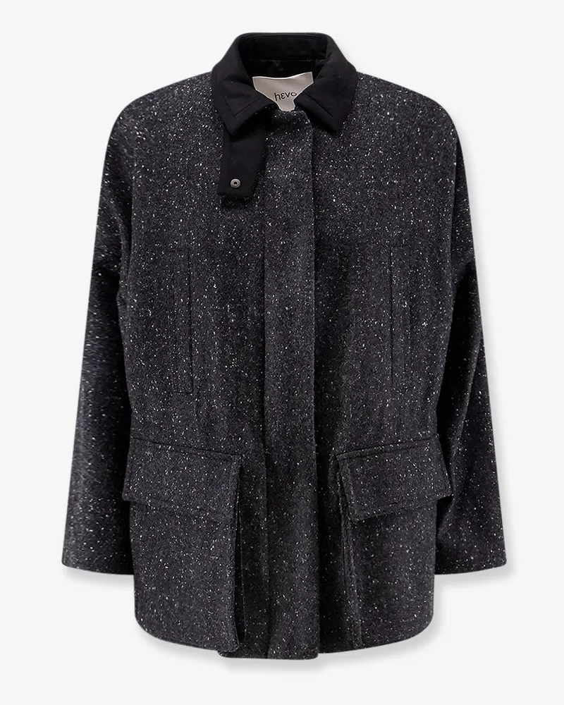 Hevò Casteldelmonte wool blend coat -  - gender_Woman Black