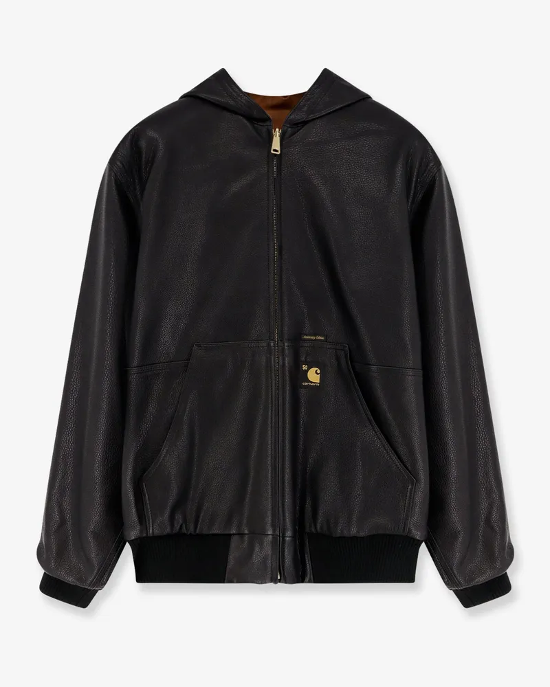 Carhartt WIP OG Active 50Years Anniversary leather bomber -  - gender_Man Black