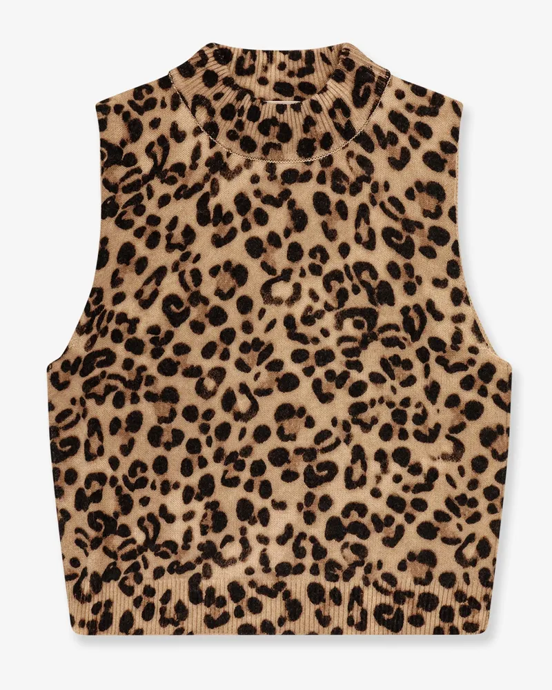 Semicouture Wool and cashmere sleeveless sweater -  - gender_Woman Animal