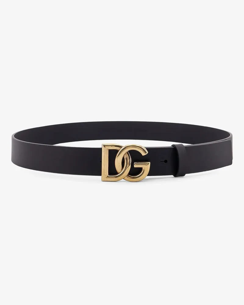 Dolce & Gabbana Leather belt -  - gender_Man Black
