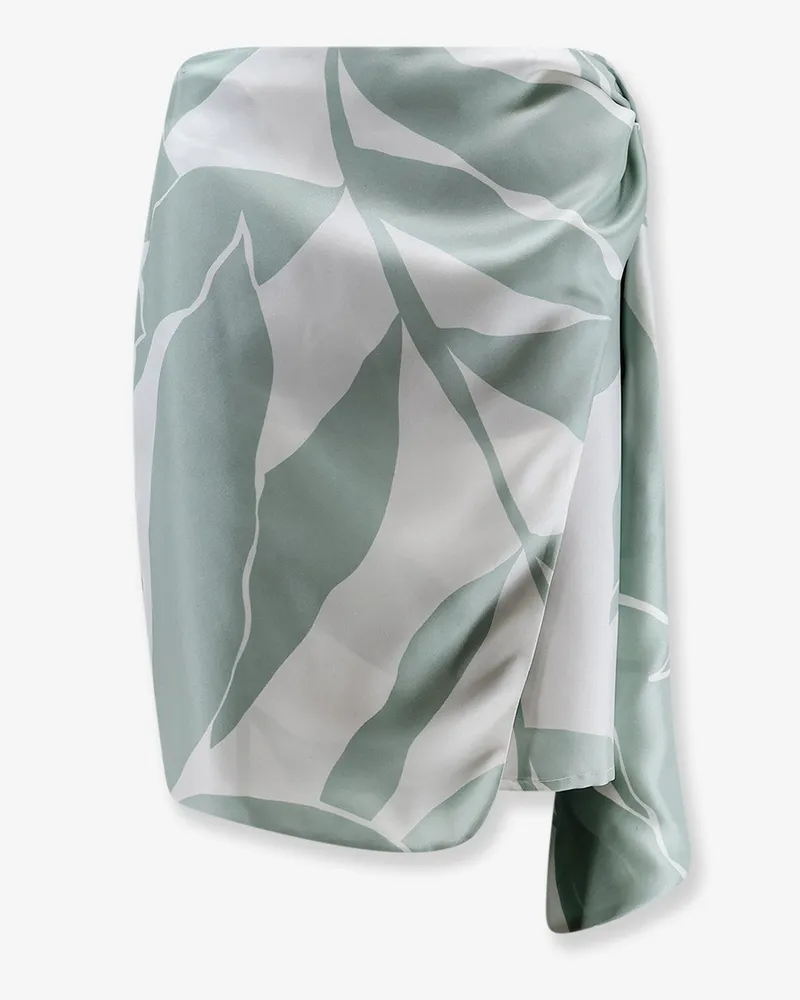 Max Mara Mxmstrano silk pareo skirt -  - gender_Woman Green
