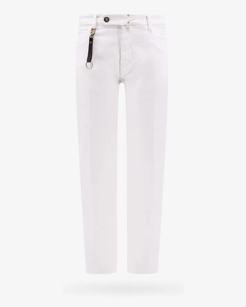 Incotex Stretch cotton trouser -  - gender_Man White