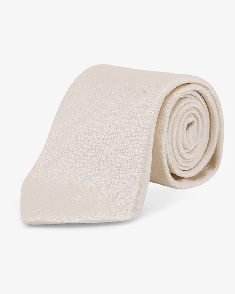 Tom Ford Silk tie -  - gender_Man White