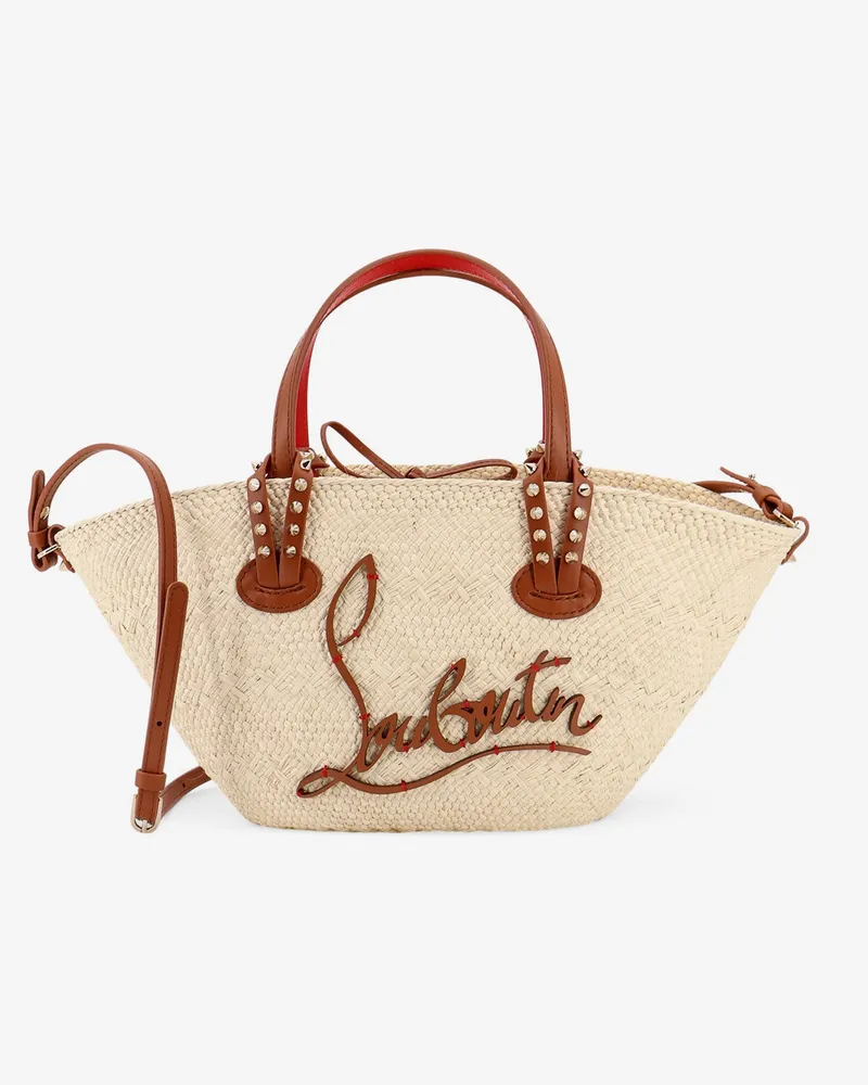 Christian Louboutin Cabata Raffia Handbag -  - gender_Woman Beige