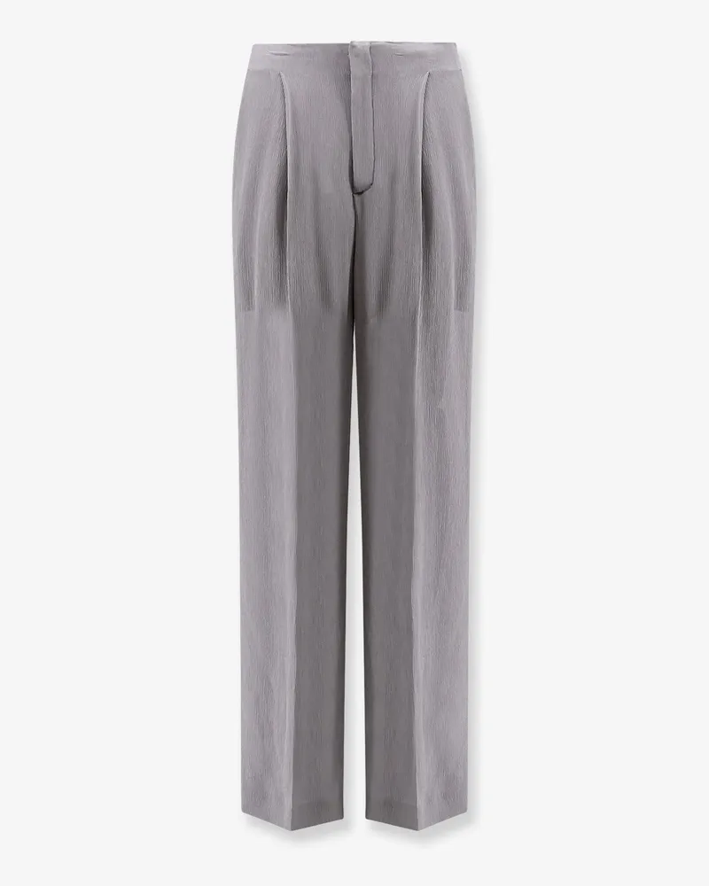Alberta Ferretti Crepe trousers -  - gender_Woman Grey