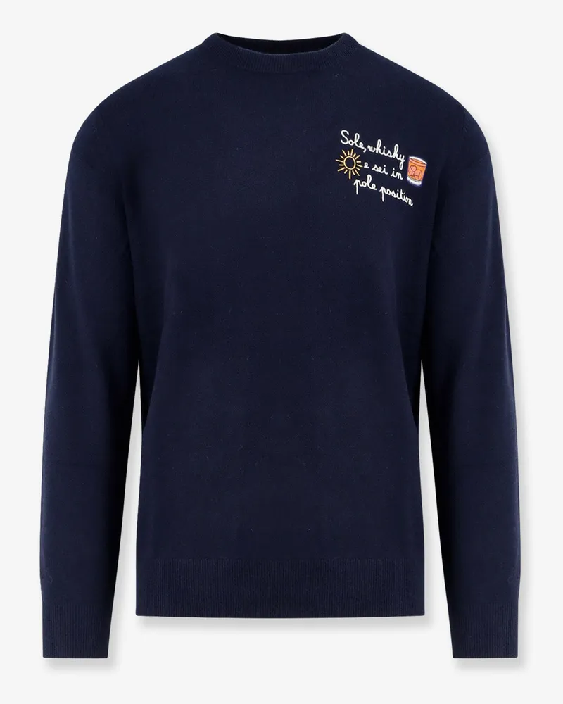 MC2 Saint Barth Heron Light Embry Wool Blend Sweater -  - gender_Man Blue